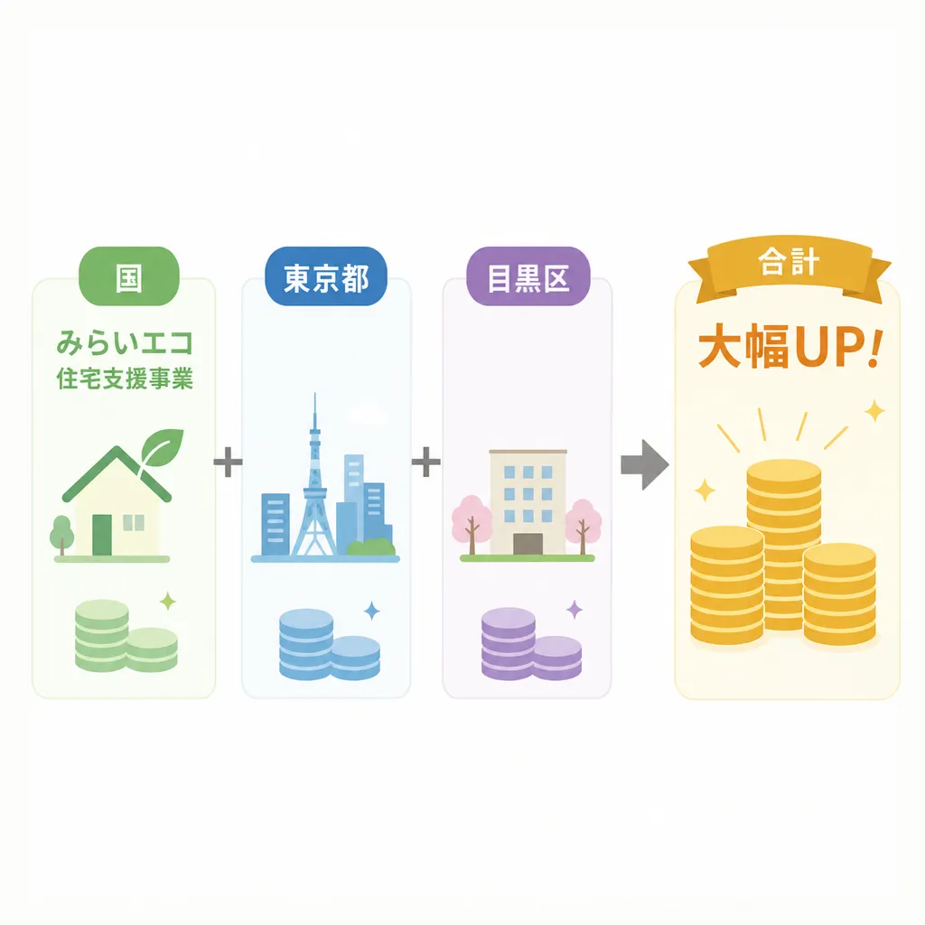 目黒区 国×都×区の併用構造