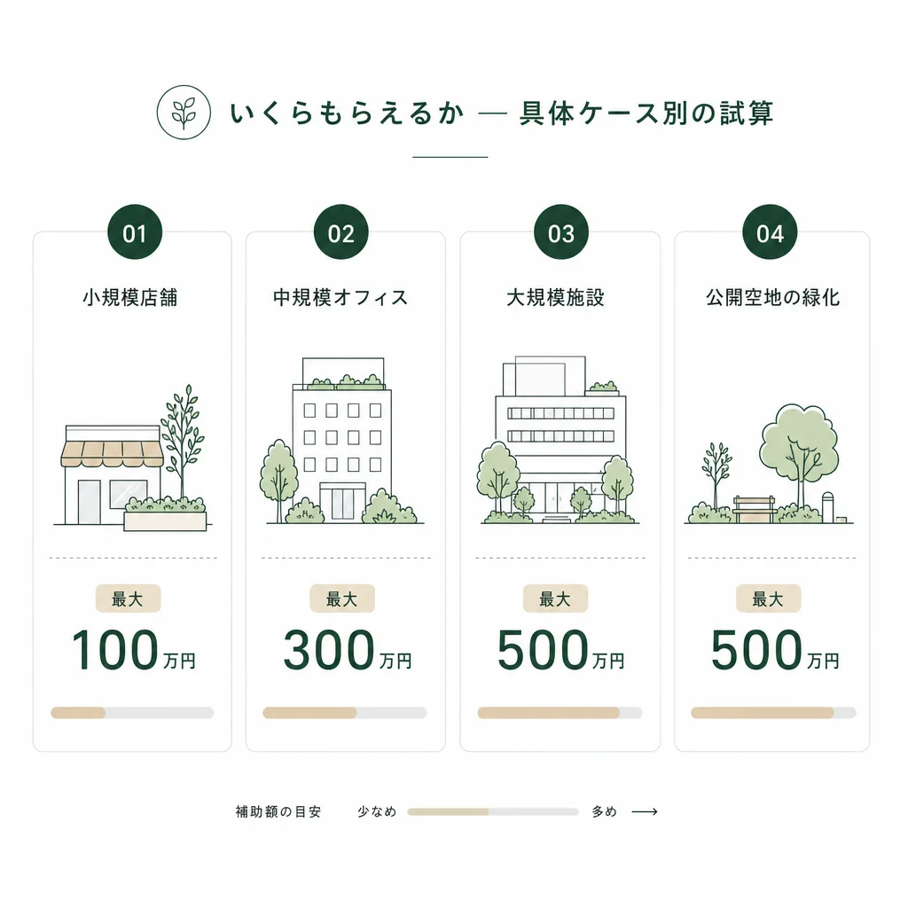 いくらもらえるか — 具体ケース別の試算