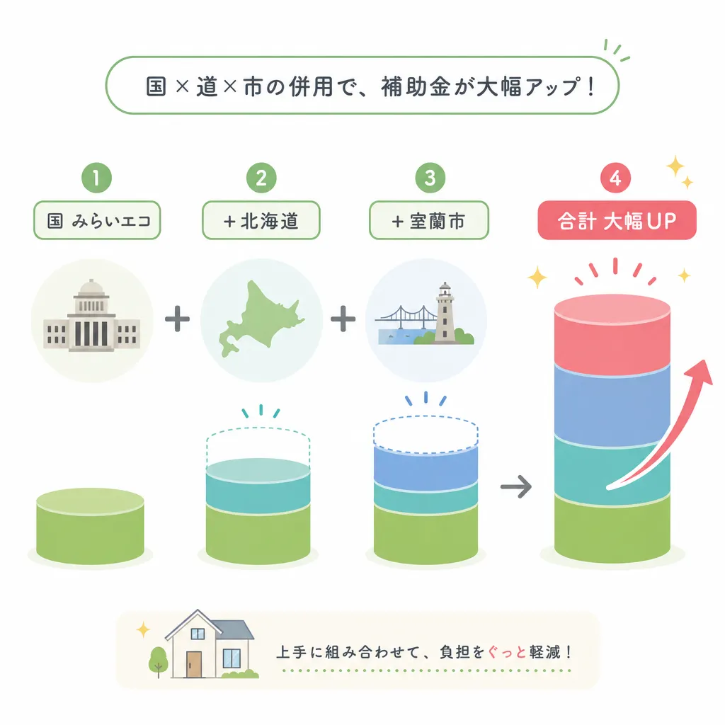 室蘭市 国×道×市の併用構造