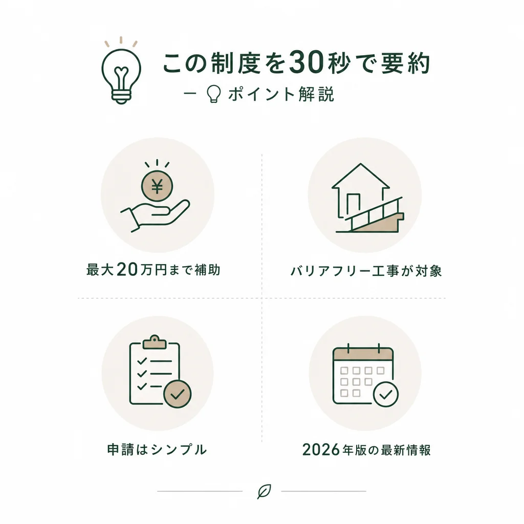 この制度を30秒で要約 — 💡ポイント解説