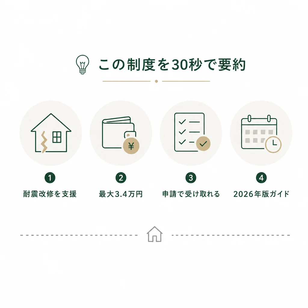 この制度を30秒で要約 — 💡ポイント解説