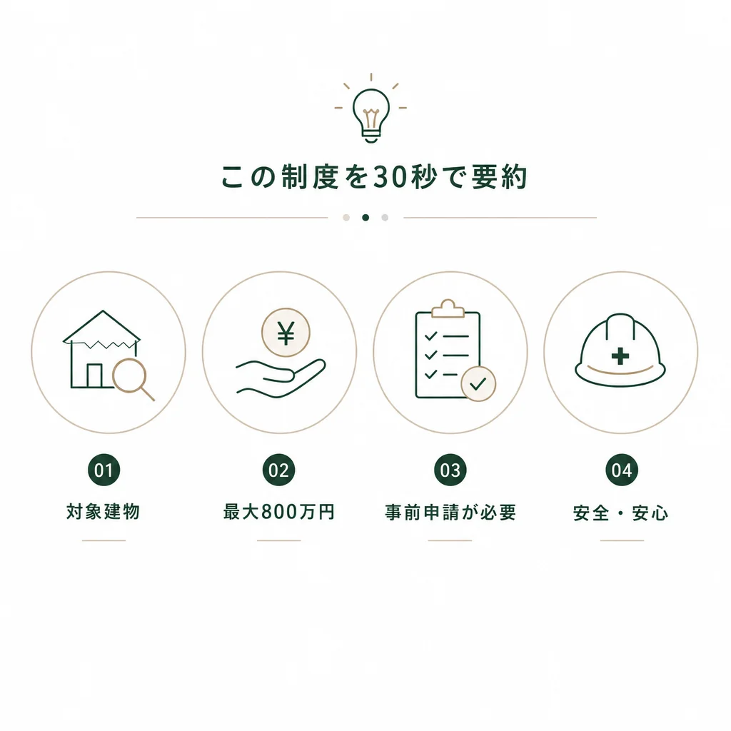 この制度を30秒で要約 — 💡ポイント解説
