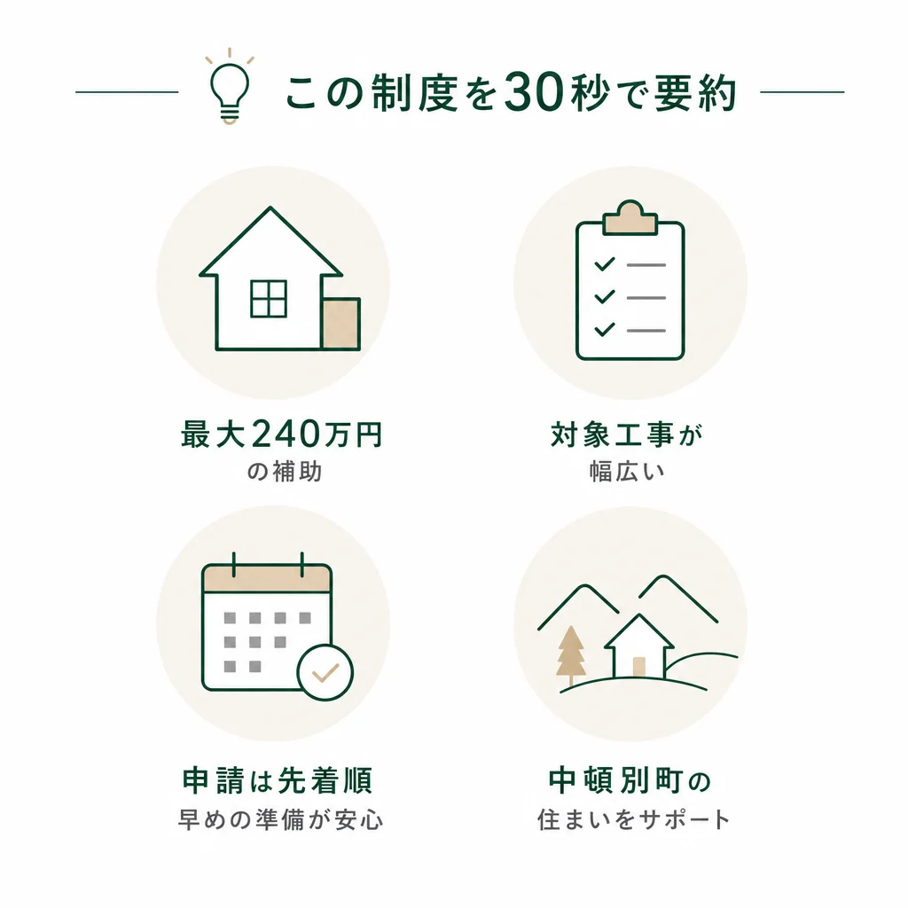 この制度を30秒で要約 — 💡ポイント解説