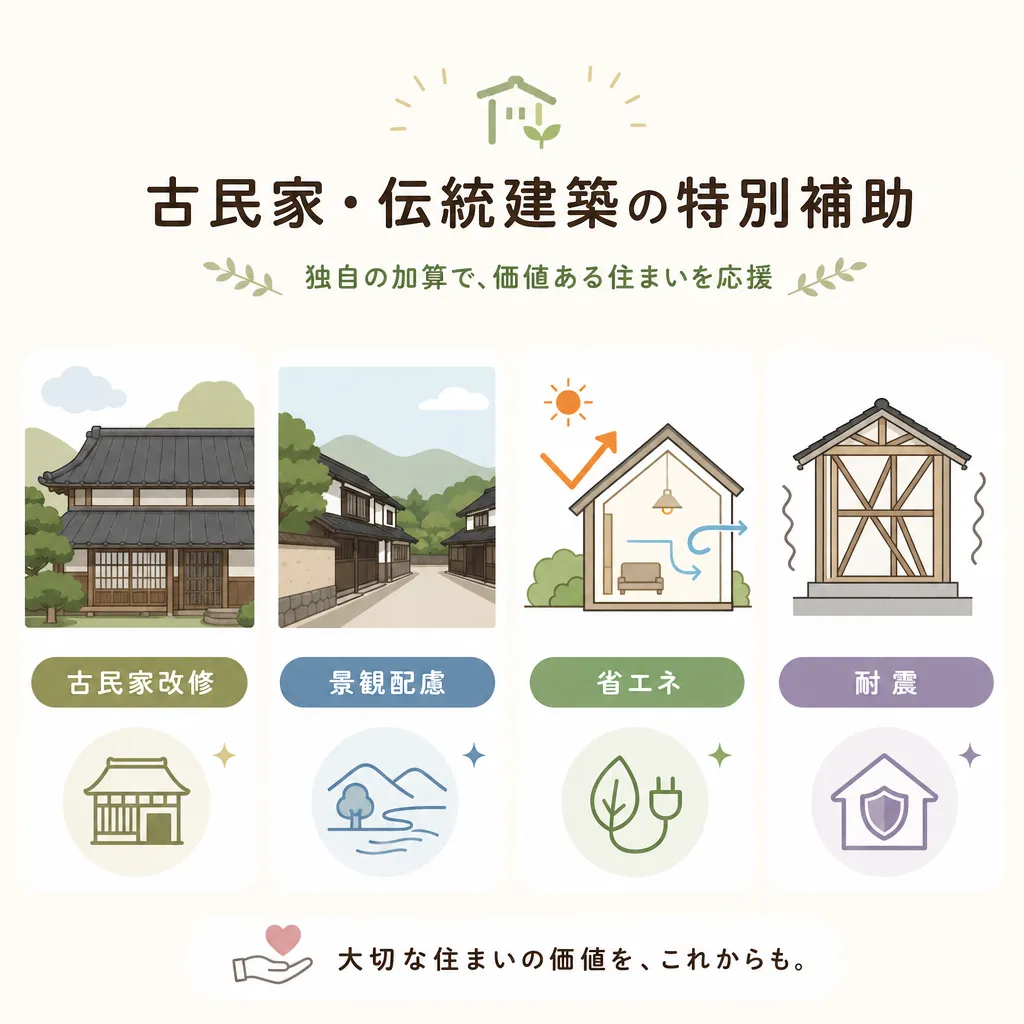 奈良市 古民家・伝統建築の特別補助