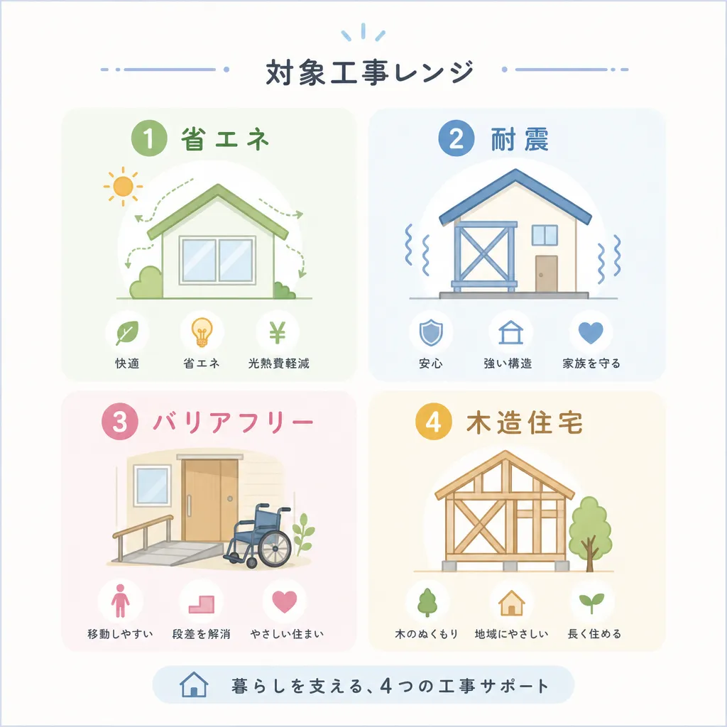 大分市 リフォーム対象工事レンジ
