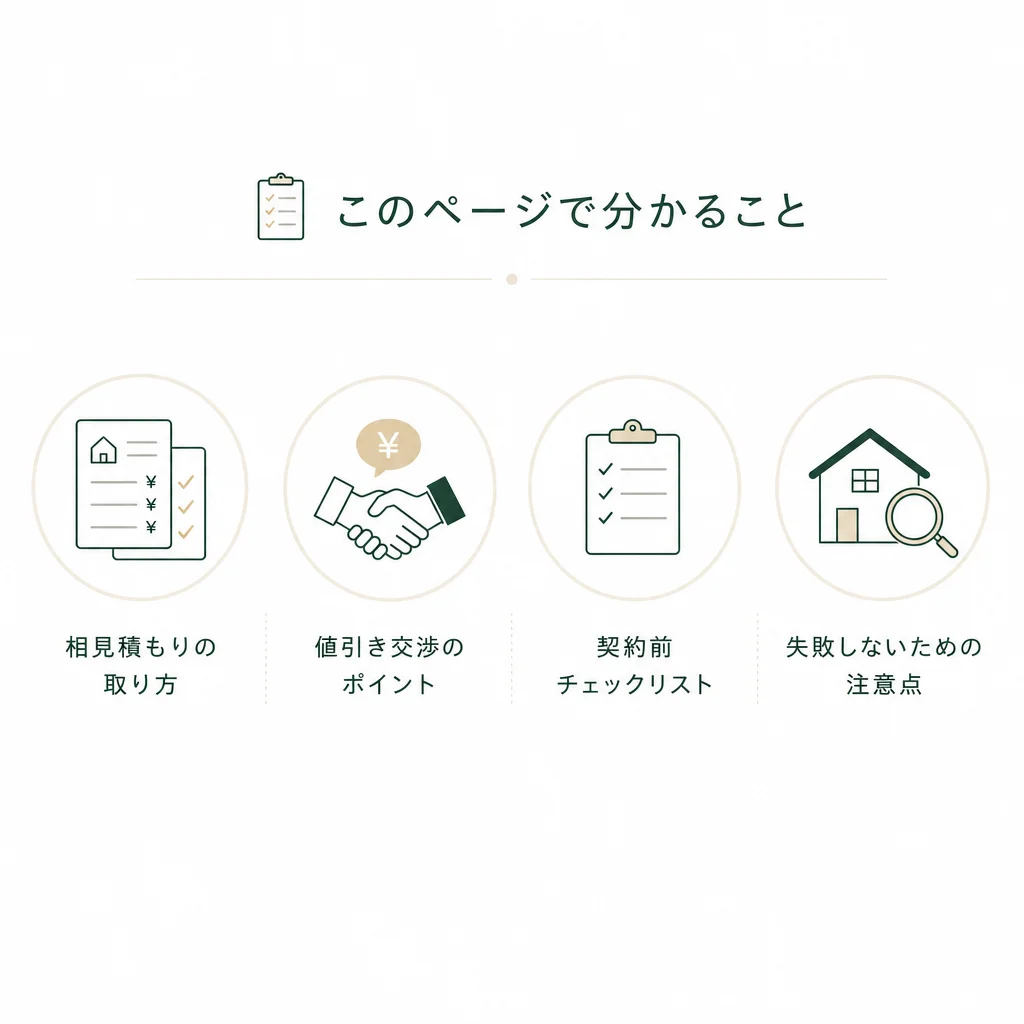 相見積もりは何社から取るべきかのイメージ図