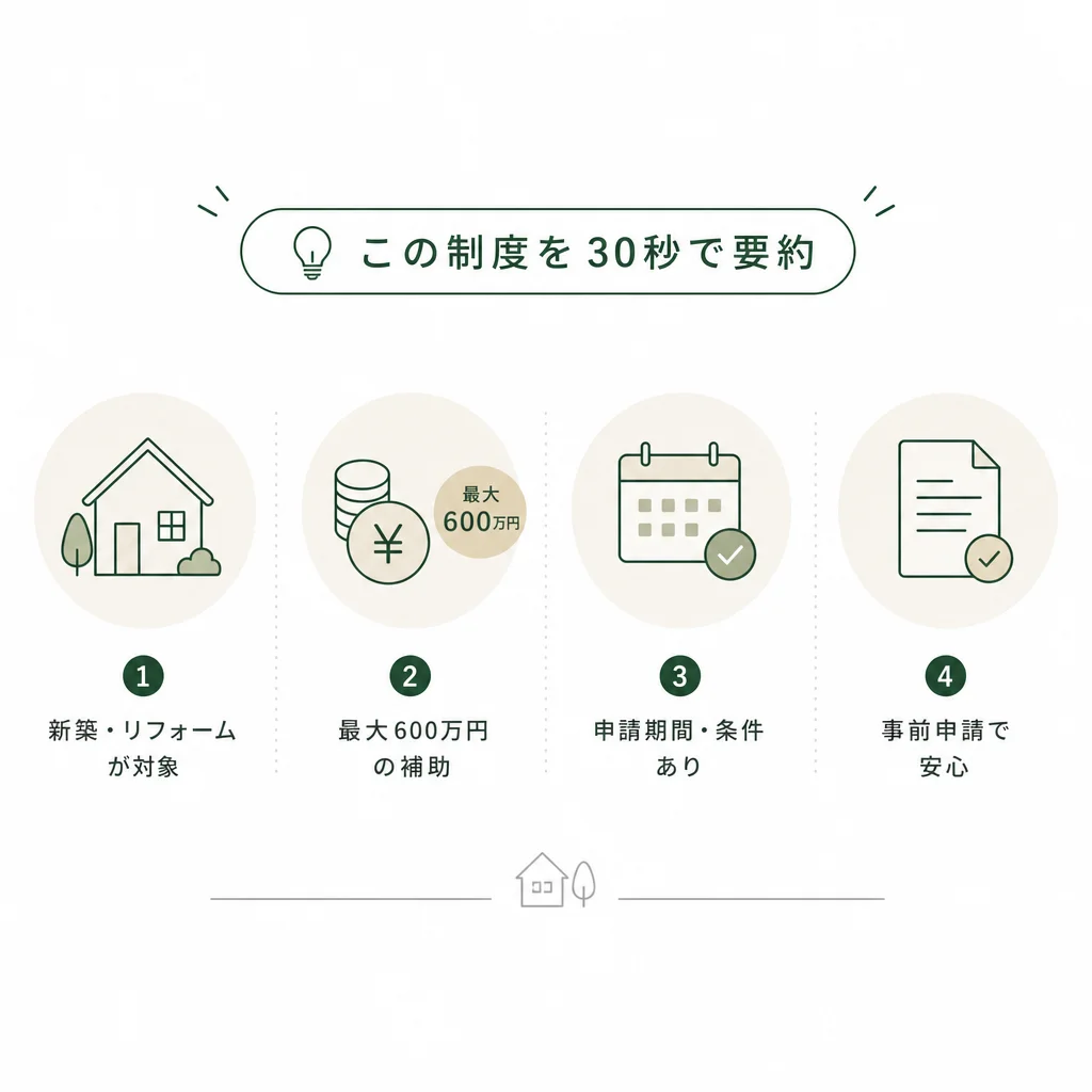 この制度を30秒で要約 — 💡ポイント解説