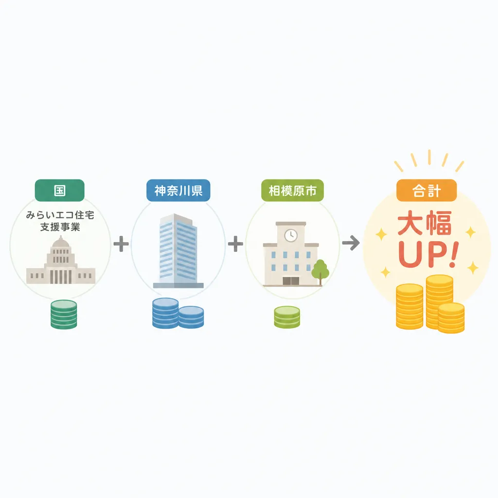 相模原市 国×県×市の併用構造