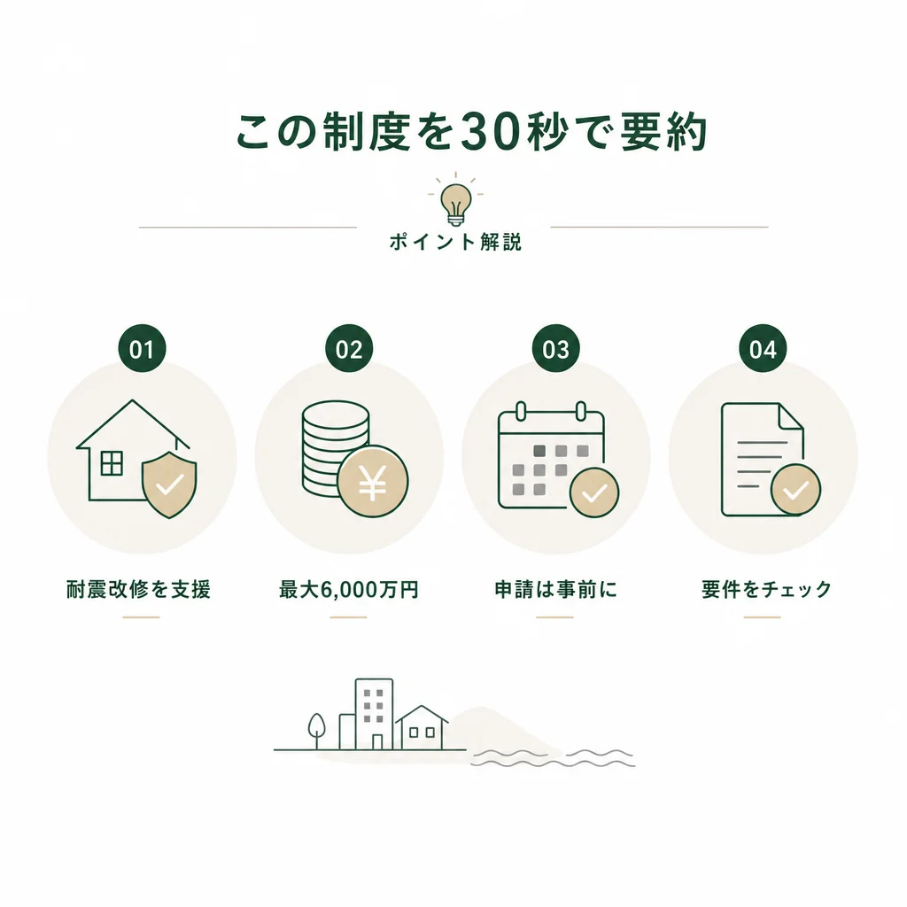 この制度を30秒で要約 — 💡ポイント解説