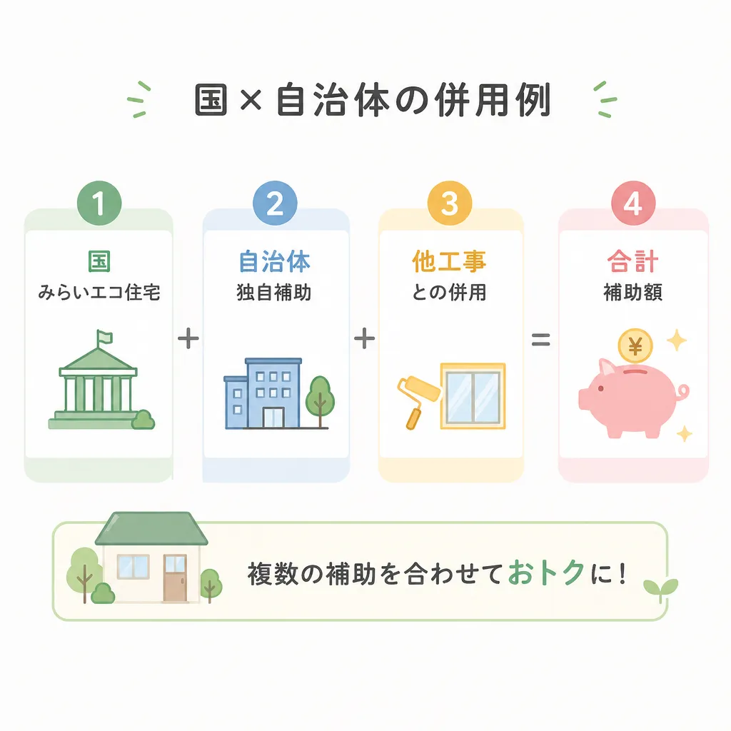 洗面所 国×自治体の併用例