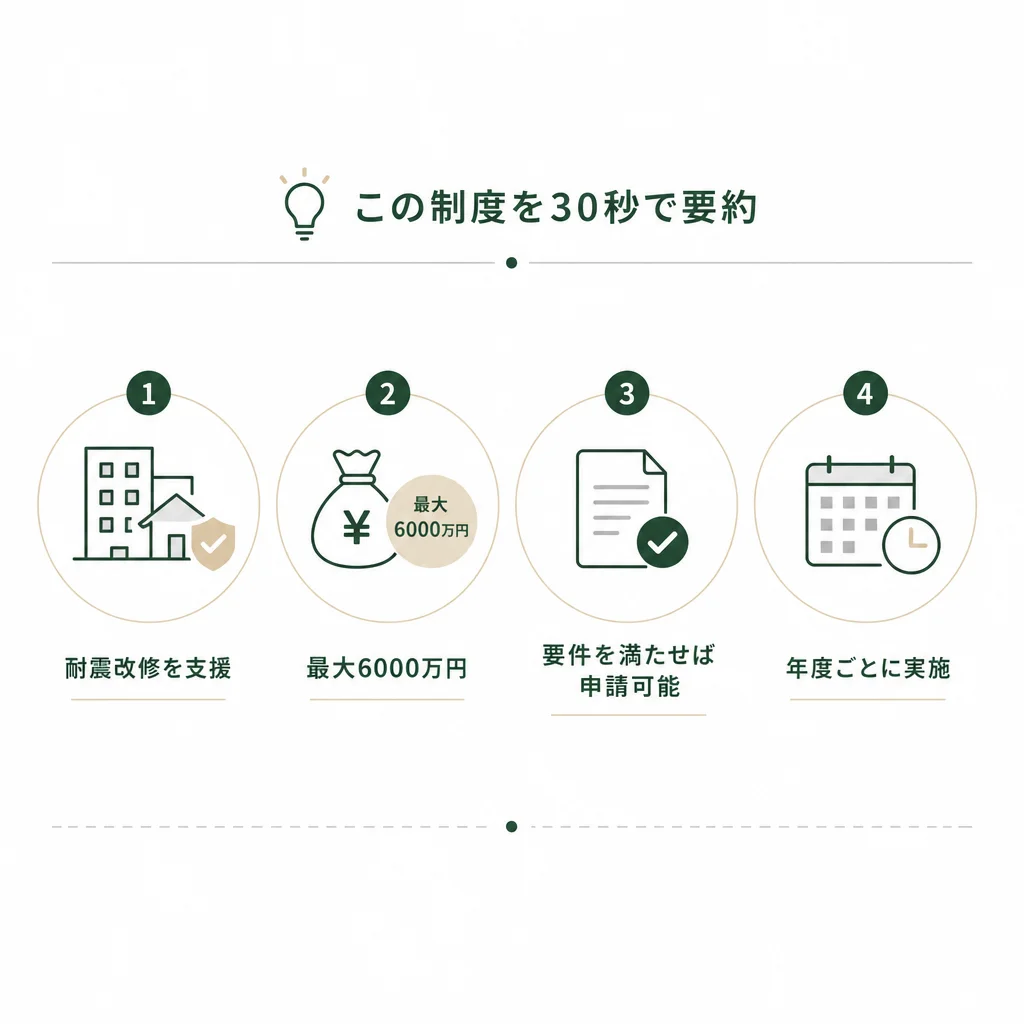 この制度を30秒で要約 — 💡ポイント解説