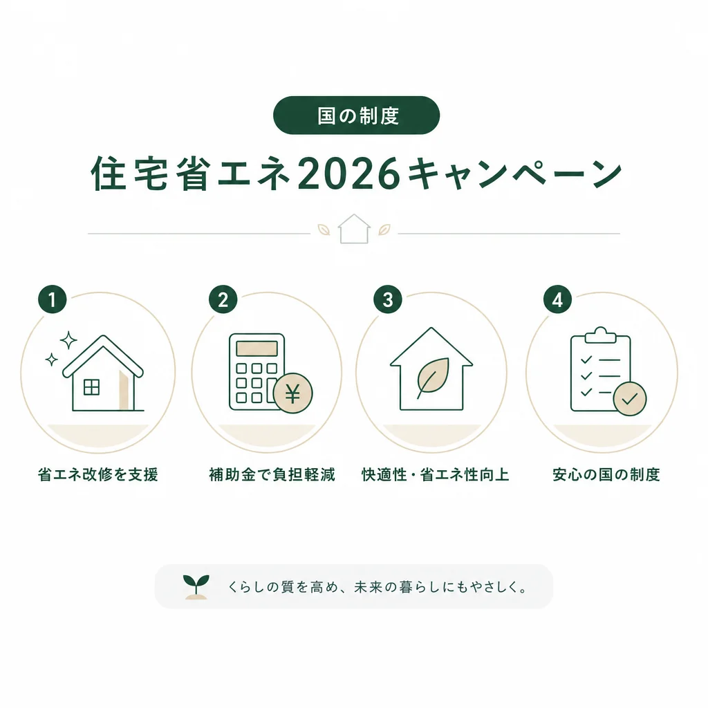 国の制度（住宅省エネ2026キャンペーン）