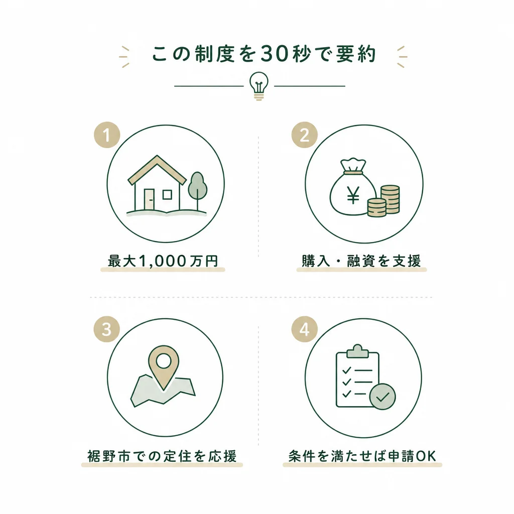 この制度を30秒で要約 — 💡ポイント解説