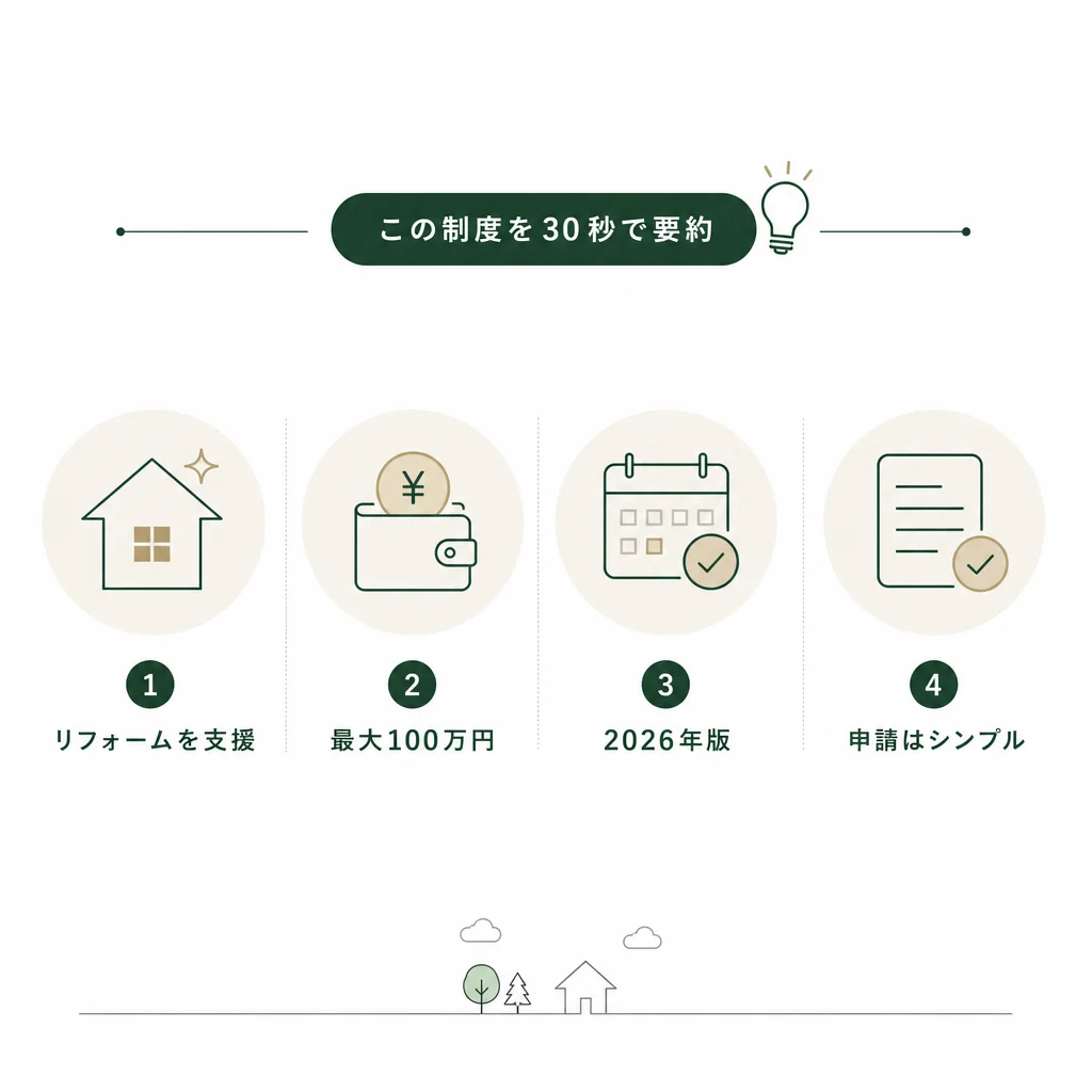 この制度を30秒で要約 — 💡ポイント解説