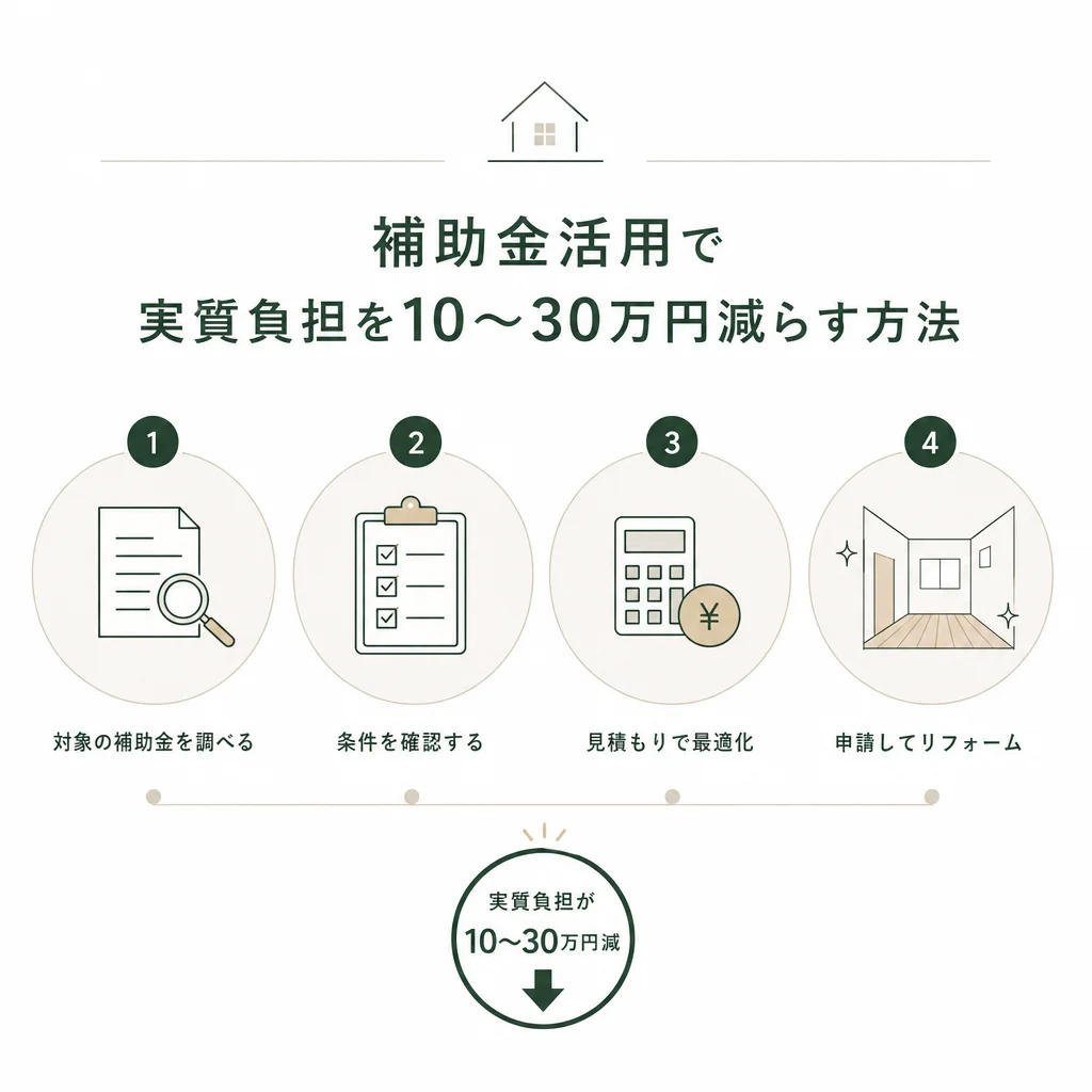 DIYと業者依頼の比較のイメージ図