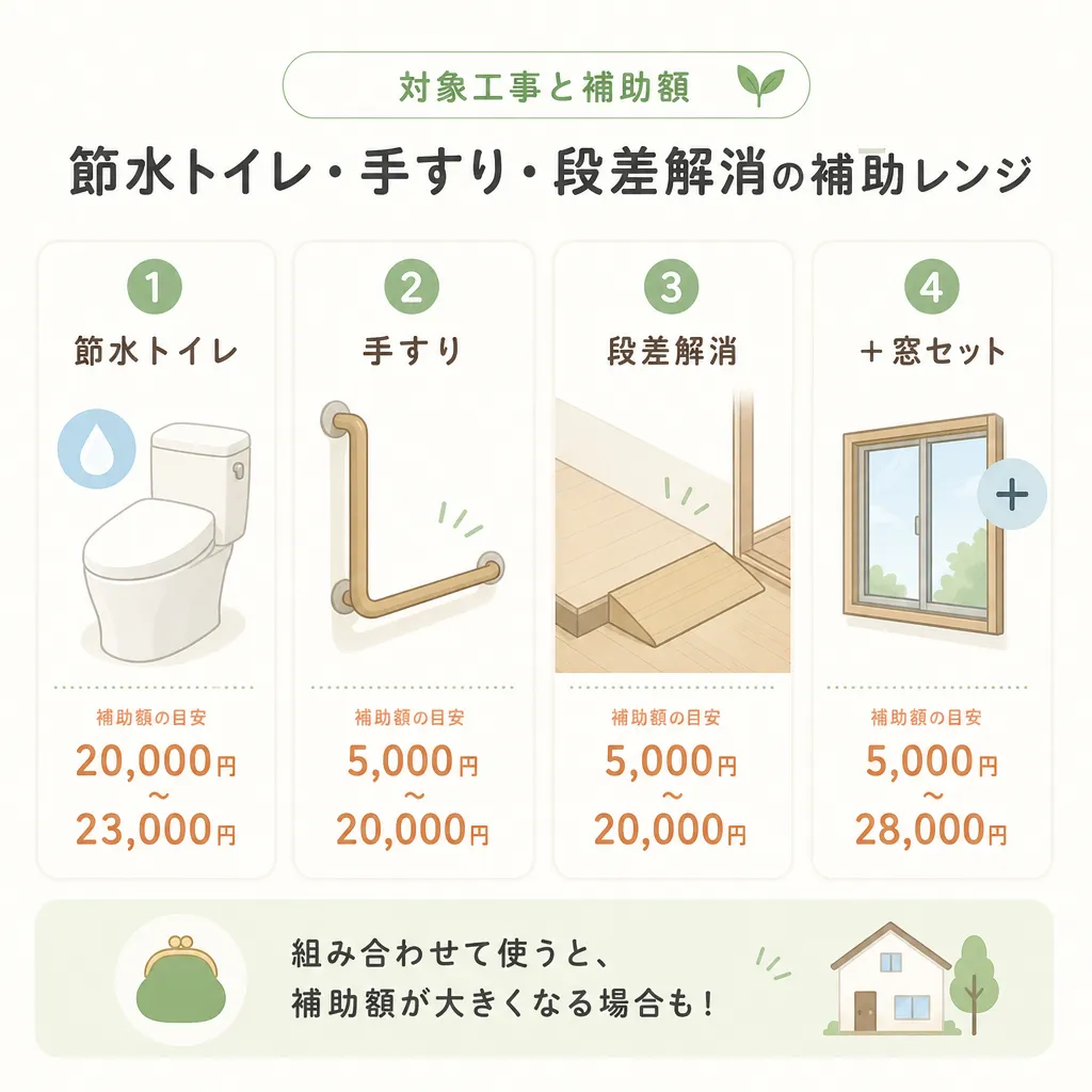 神奈川トイレ 対象工事と補助額