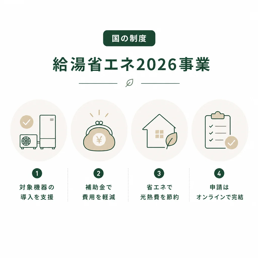 国の制度 — 給湯省エネ2026事業