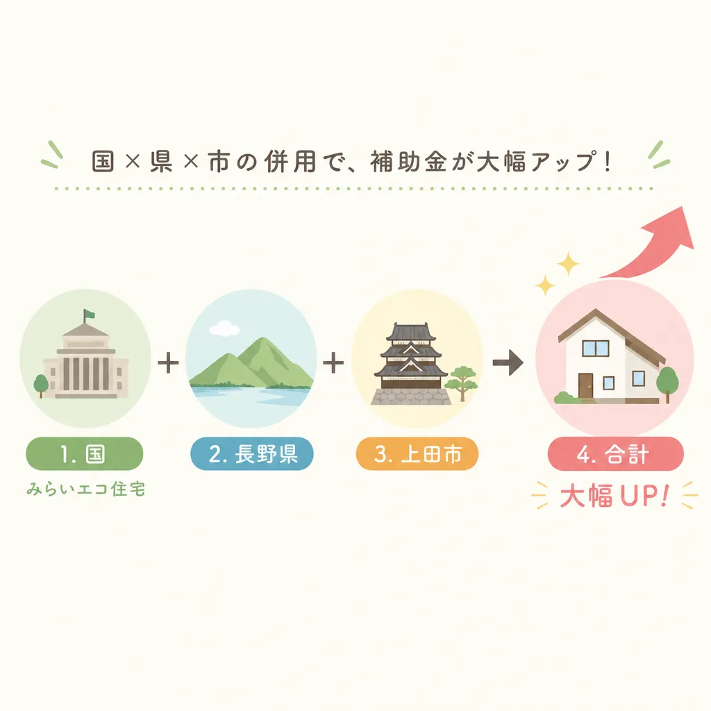 上田市 国×県×市の併用構造