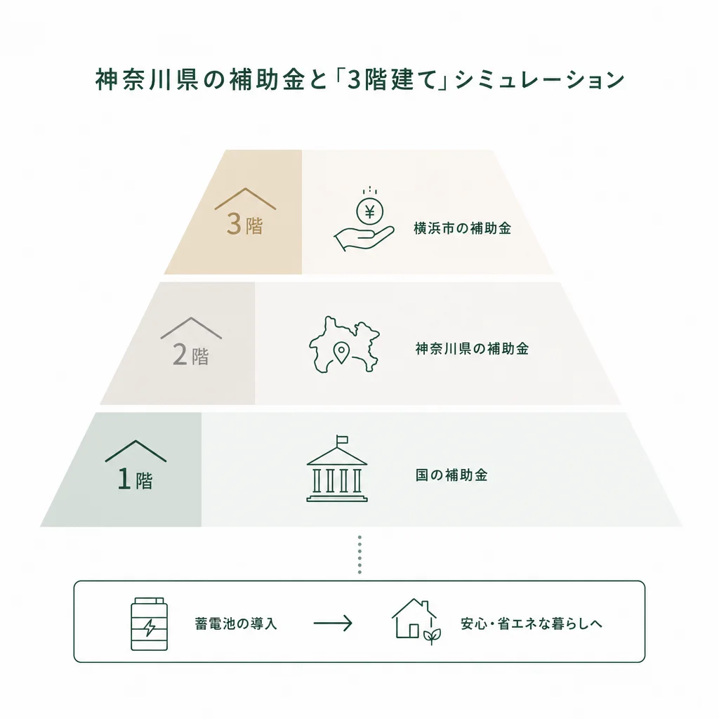 神奈川県の補助金と「3階建て」シミュレーション